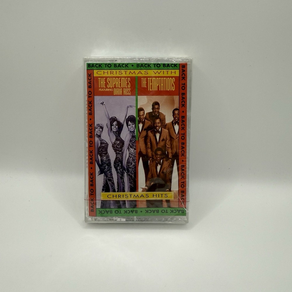 Christmas Hits‎ w/ The Supremes ft. Diana Ross & The Temptations Cassette SEALED